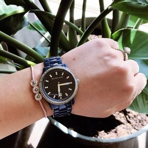 Michael Kors Navy Ceramic Watch